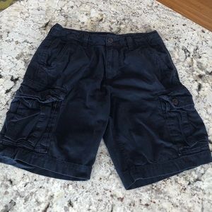 American Eagle Navy Cargo Shorts
